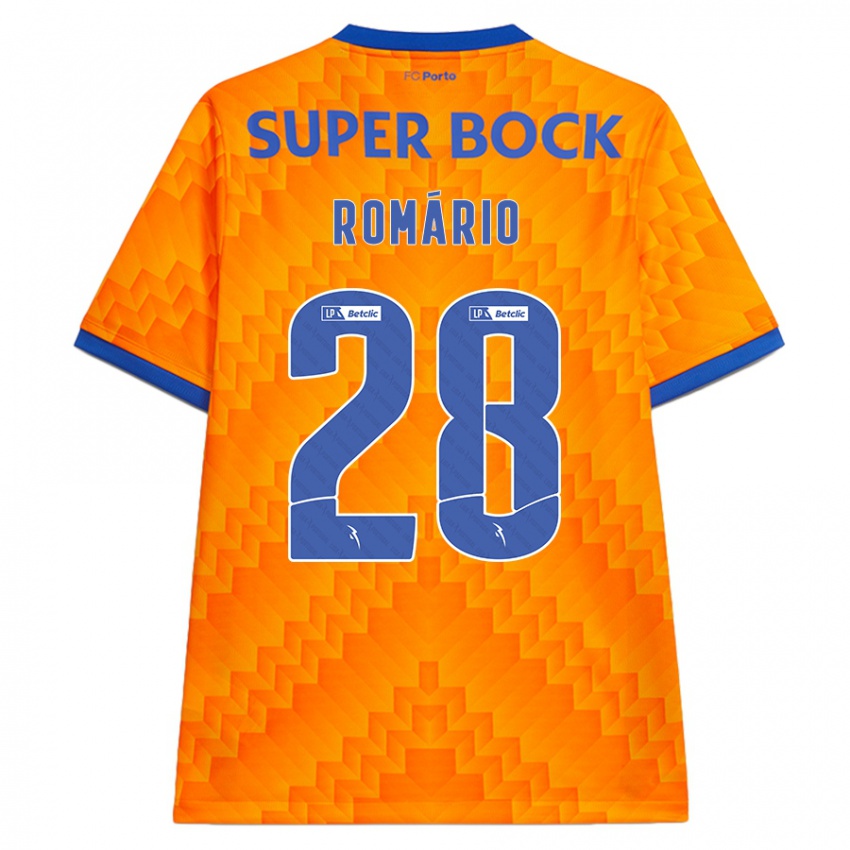 Niño Camiseta Romario Baro #28 Naranja 2ª Equipación 2024/25 La Camisa Argentina