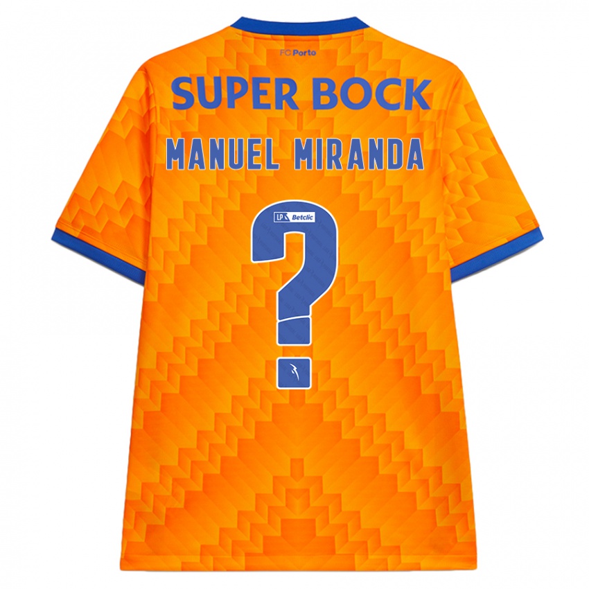 Niño Camiseta Manuel Miranda #0 Naranja 2ª Equipación 2024/25 La Camisa Argentina