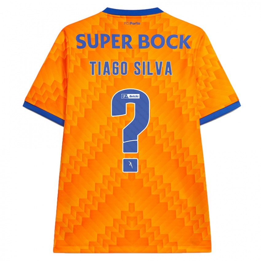 Niño Camiseta Tiago Silva #0 Naranja 2ª Equipación 2024/25 La Camisa Argentina