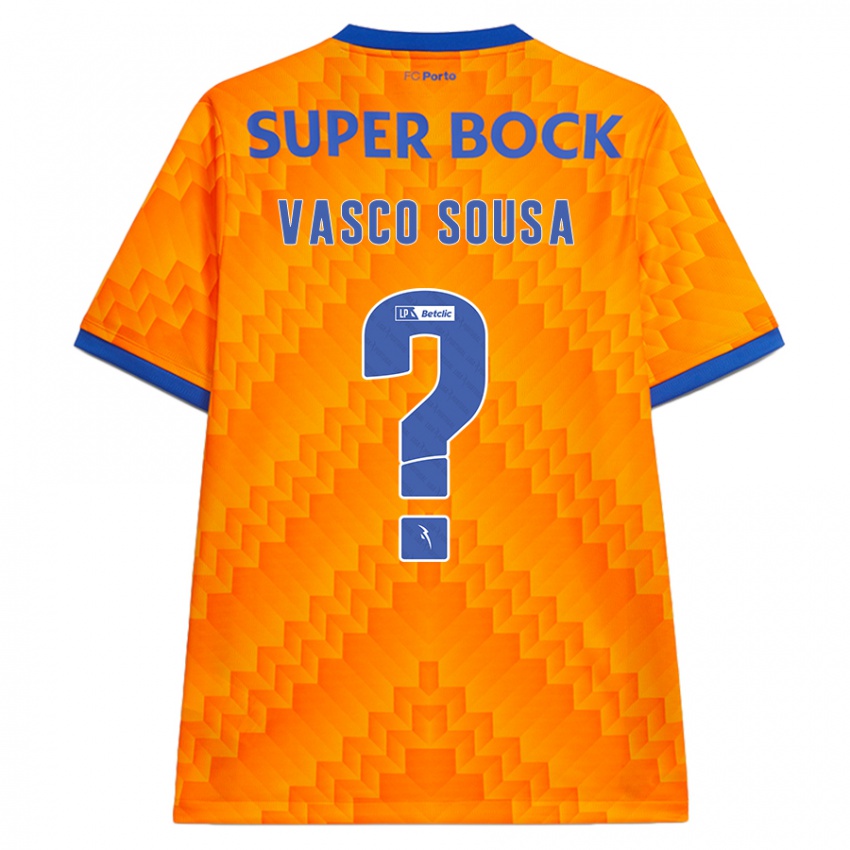 Niño Camiseta Vasco Sousa #0 Naranja 2ª Equipación 2024/25 La Camisa Argentina