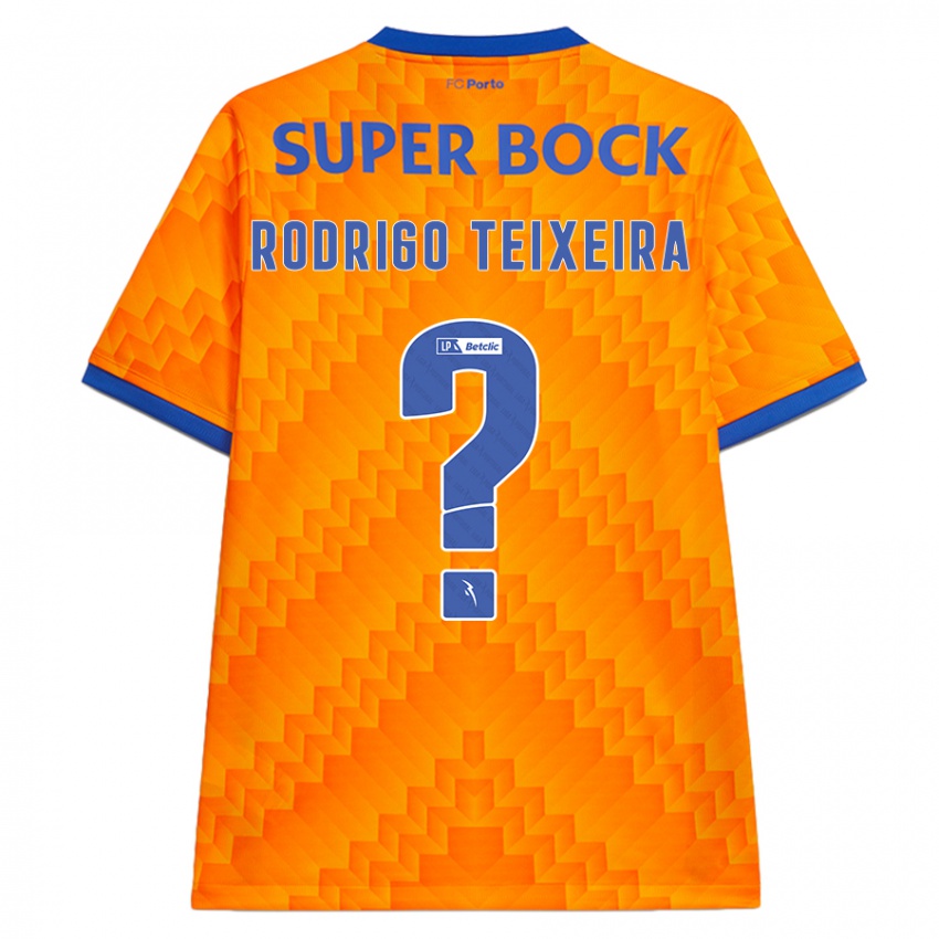 Niño Camiseta Rodrigo Teixeira #0 Naranja 2ª Equipación 2024/25 La Camisa Argentina