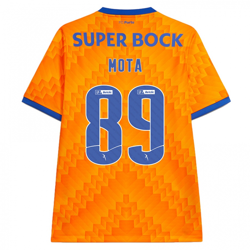 Niño Camiseta Luís Mota #89 Naranja 2ª Equipación 2024/25 La Camisa Argentina