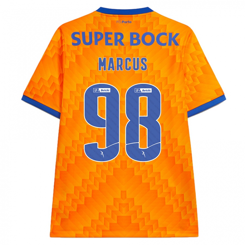 Niño Camiseta Abraham Marcus #98 Naranja 2ª Equipación 2024/25 La Camisa Argentina