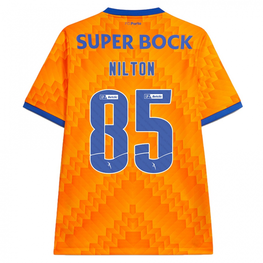 Niño Camiseta Nilton #85 Naranja 2ª Equipación 2024/25 La Camisa Argentina