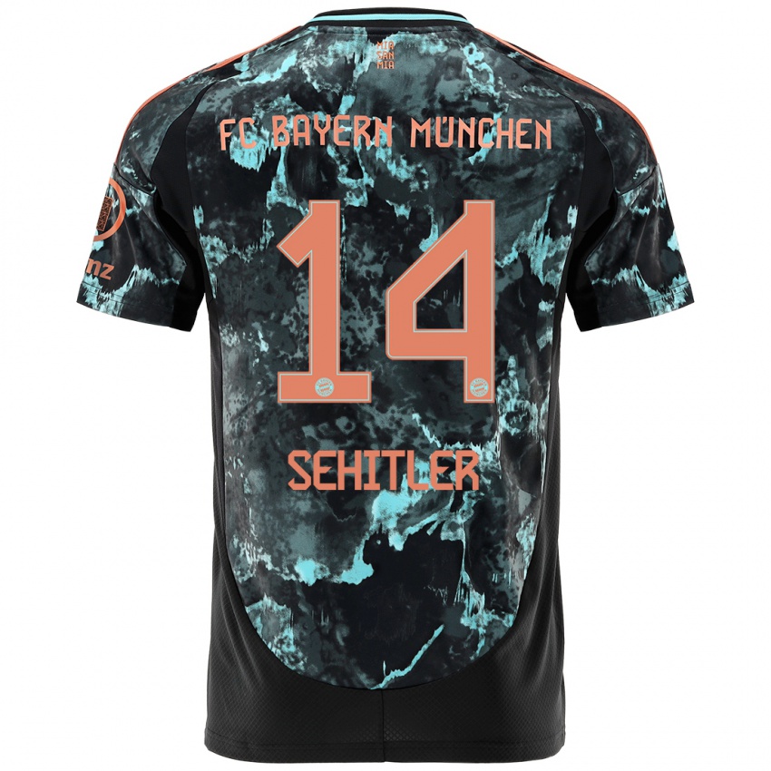 Niño Camiseta Alara Şehitler #14 Negro 2ª Equipación 2024/25 La Camisa Argentina