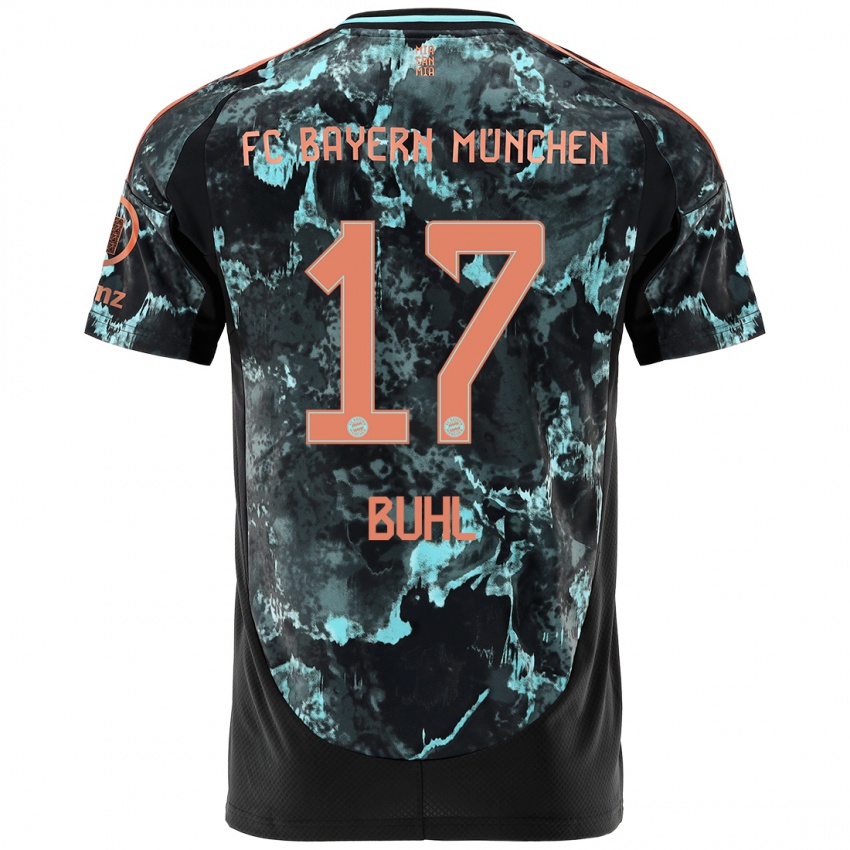 Niño Camiseta Klara Buhl #17 Negro 2ª Equipación 2024/25 La Camisa Argentina