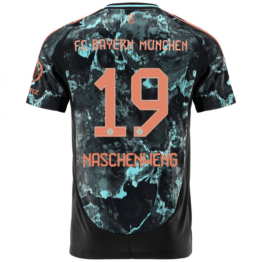 Niño Camiseta Katharina Naschenweng #19 Negro 2ª Equipación 2024/25 La Camisa Argentina