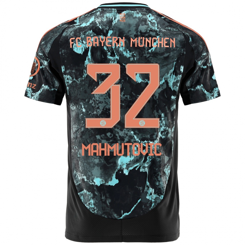 Niño Camiseta Ena Mahmutovic #32 Negro 2ª Equipación 2024/25 La Camisa Argentina