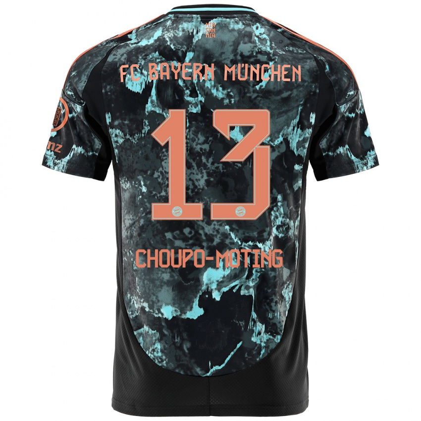 Niño Camiseta Eric Maxim Choupo-Moting #13 Negro 2ª Equipación 2024/25 La Camisa Argentina