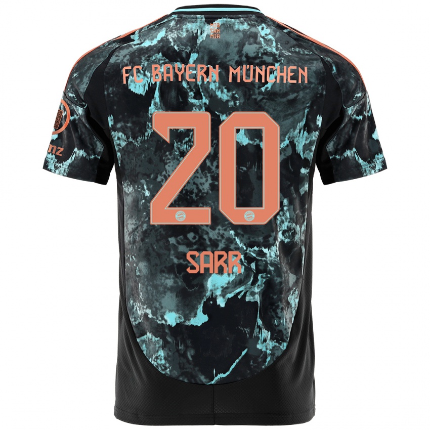 Niño Camiseta Bouna Sarr #20 Negro 2ª Equipación 2024/25 La Camisa Argentina