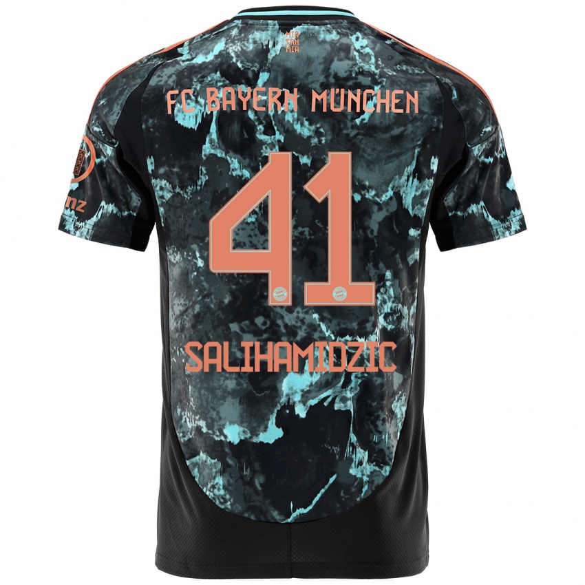 Niño Camiseta Nick Salihamidzic #41 Negro 2ª Equipación 2024/25 La Camisa Argentina