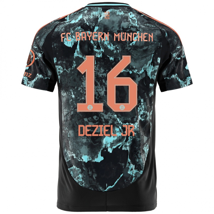 Niño Camiseta Robert Deziel Jr #16 Negro 2ª Equipación 2024/25 La Camisa Argentina