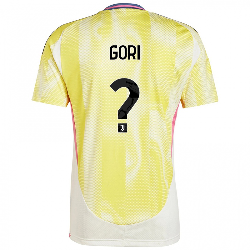 Niño Camiseta Stefano Gori #0 Amarillo Solar 2ª Equipación 2024/25 La Camisa Argentina