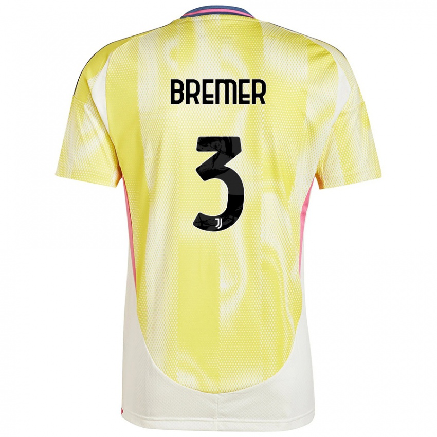 Niño Camiseta Bremer #3 Amarillo Solar 2ª Equipación 2024/25 La Camisa Argentina