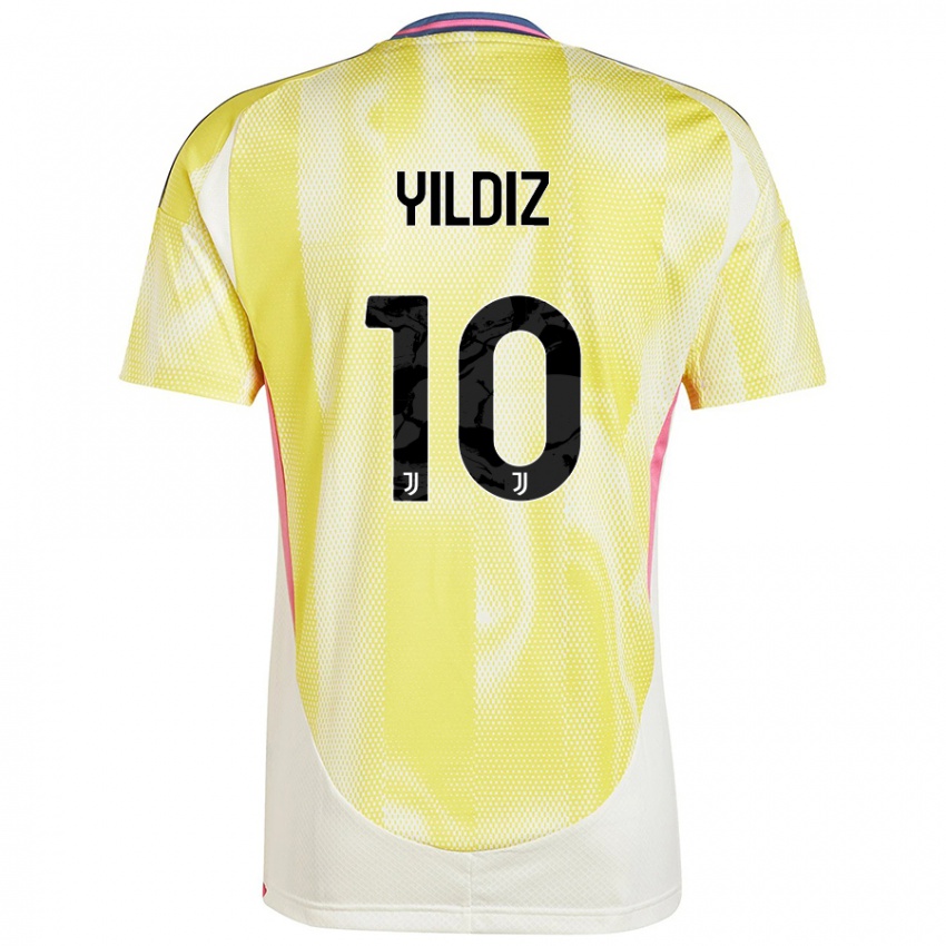 Niño Camiseta Kenan Yildiz #10 Amarillo Solar 2ª Equipación 2024/25 La Camisa Argentina