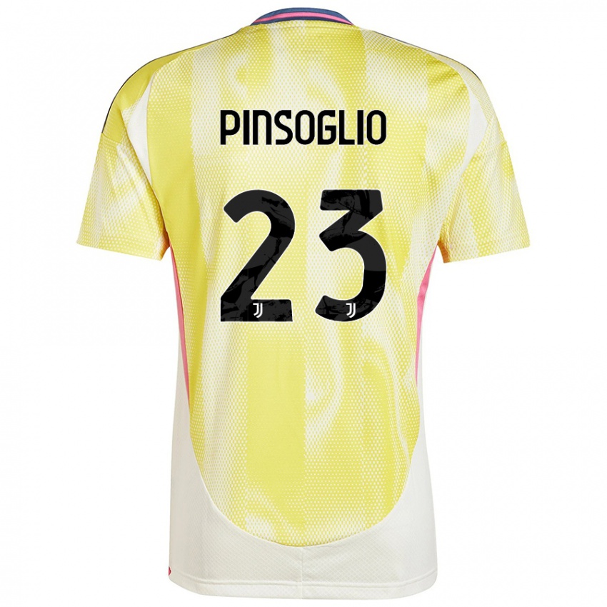 Niño Camiseta Carlo Pinsoglio #23 Amarillo Solar 2ª Equipación 2024/25 La Camisa Argentina