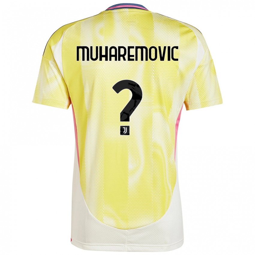 Niño Camiseta Tarik Muharemovic #0 Amarillo Solar 2ª Equipación 2024/25 La Camisa Argentina