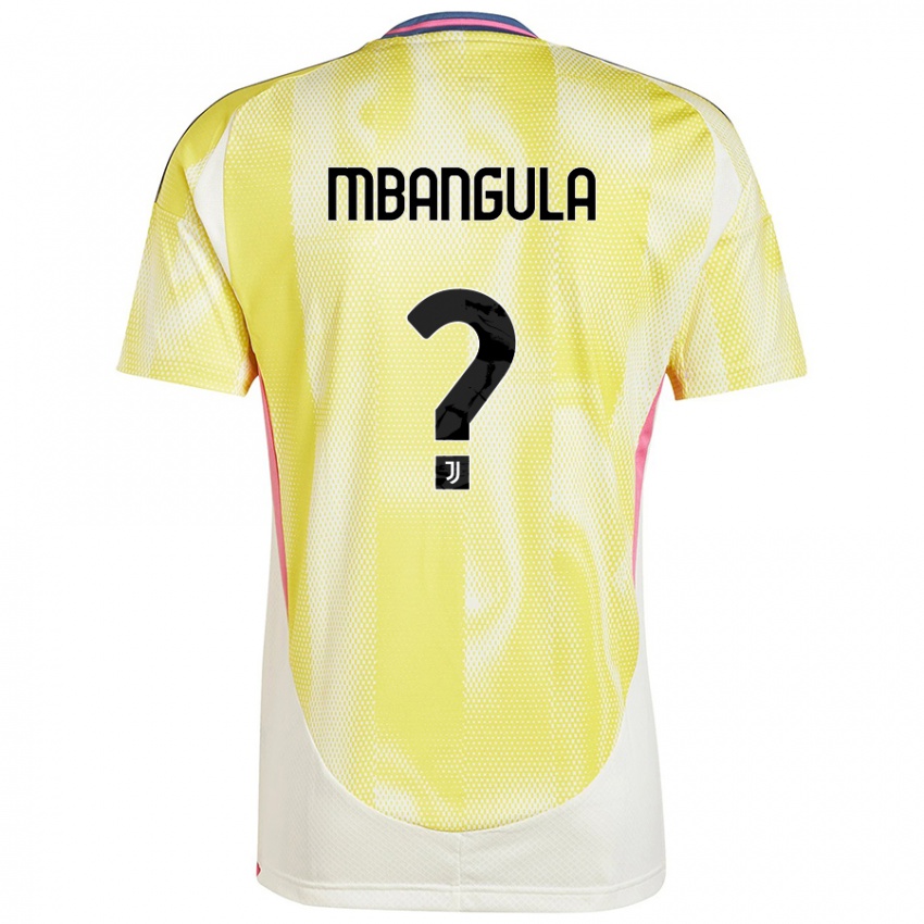 Niño Camiseta Samuel Mbangula #0 Amarillo Solar 2ª Equipación 2024/25 La Camisa Argentina