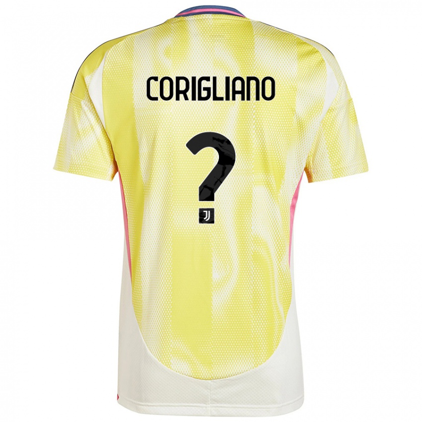 Niño Camiseta Thomas Corigliano #0 Amarillo Solar 2ª Equipación 2024/25 La Camisa Argentina