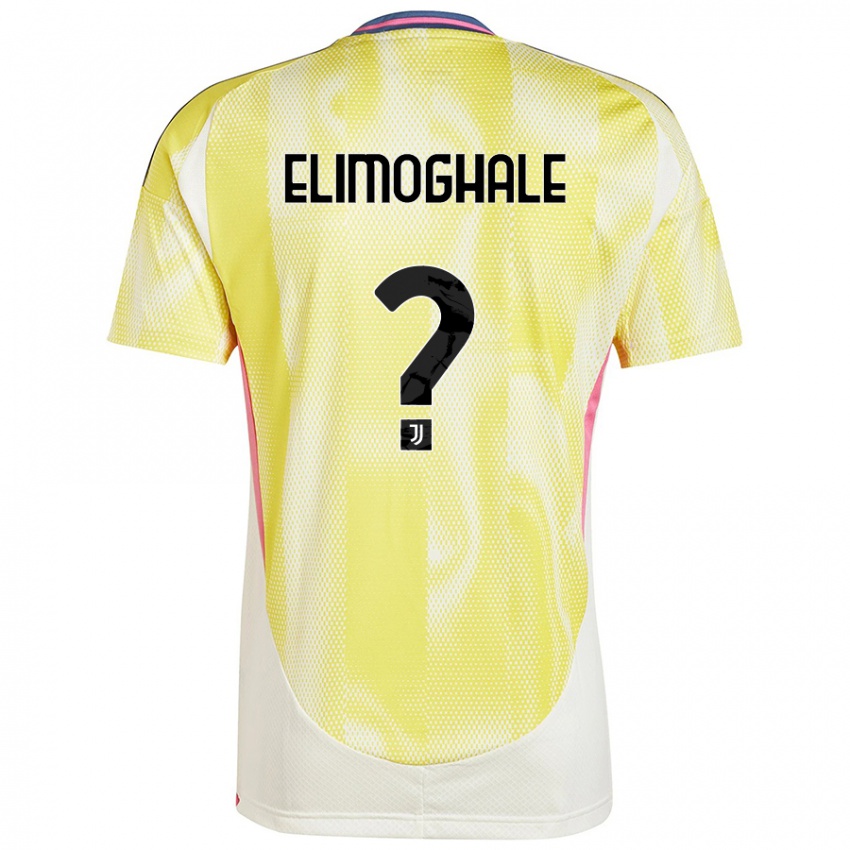 Niño Camiseta Destiny Elimoghale #0 Amarillo Solar 2ª Equipación 2024/25 La Camisa Argentina