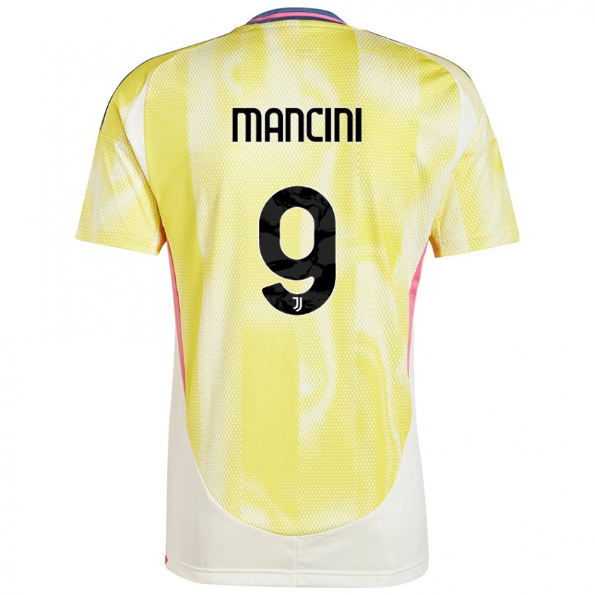 Niño Camiseta Tommaso Mancini #9 Amarillo Solar 2ª Equipación 2024/25 La Camisa Argentina