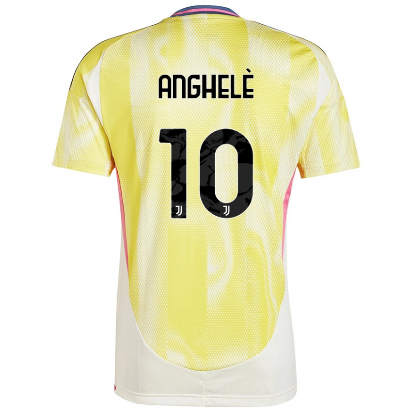 Niño Camiseta Lorenzo Anghelè #10 Amarillo Solar 2ª Equipación 2024/25 La Camisa Argentina