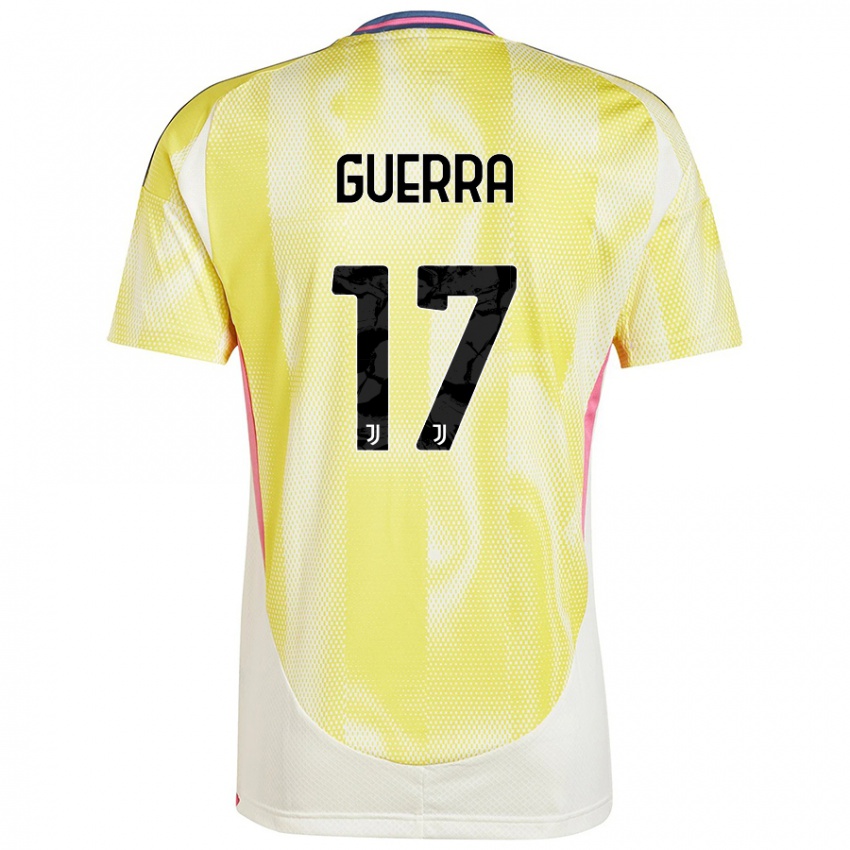 Niño Camiseta Simone Guerra #17 Amarillo Solar 2ª Equipación 2024/25 La Camisa Argentina