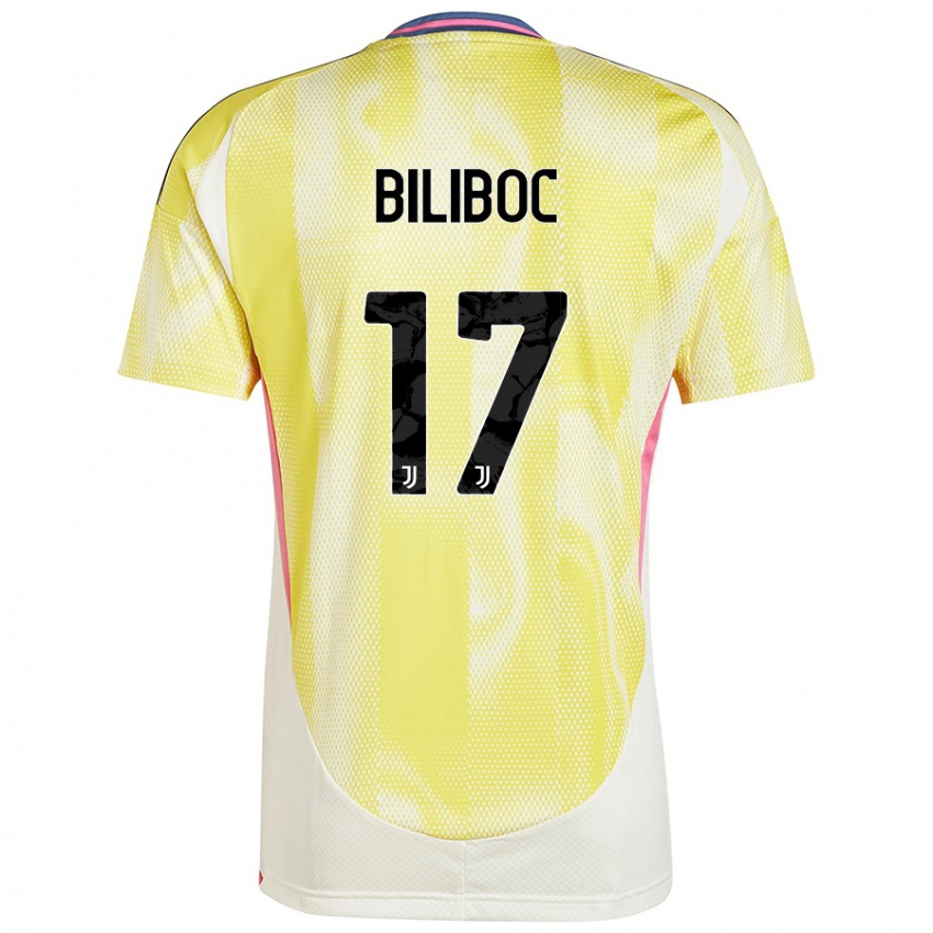 Niño Camiseta Lorenzo Biliboc #17 Amarillo Solar 2ª Equipación 2024/25 La Camisa Argentina