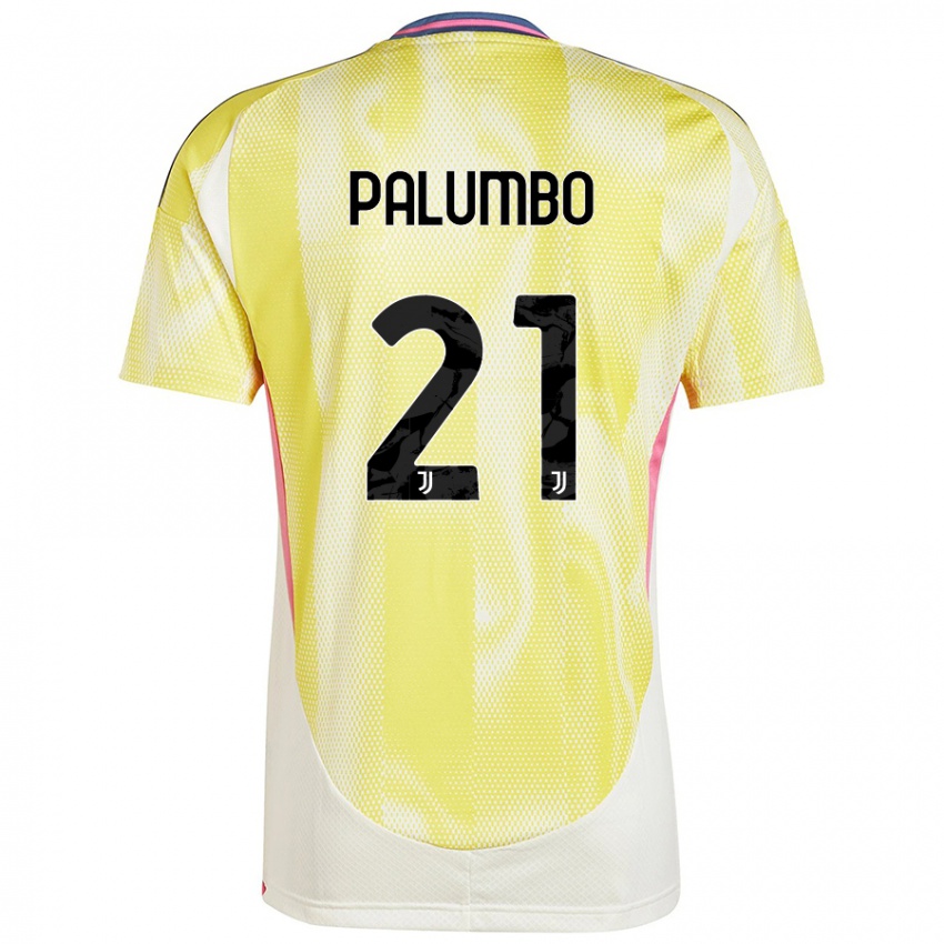 Niño Camiseta Martin Palumbo #21 Amarillo Solar 2ª Equipación 2024/25 La Camisa Argentina