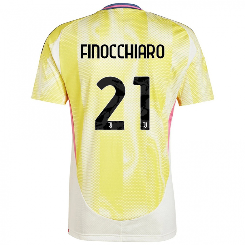 Niño Camiseta Gabriele Finocchiaro #21 Amarillo Solar 2ª Equipación 2024/25 La Camisa Argentina