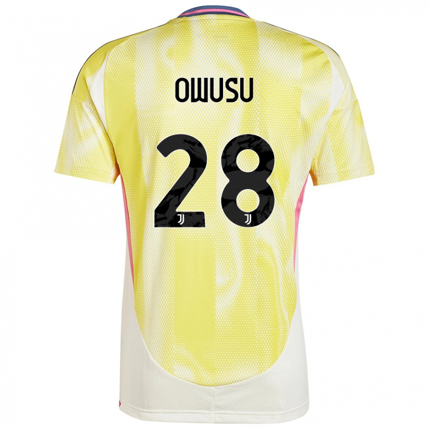 Niño Camiseta Augusto Owusu #28 Amarillo Solar 2ª Equipación 2024/25 La Camisa Argentina