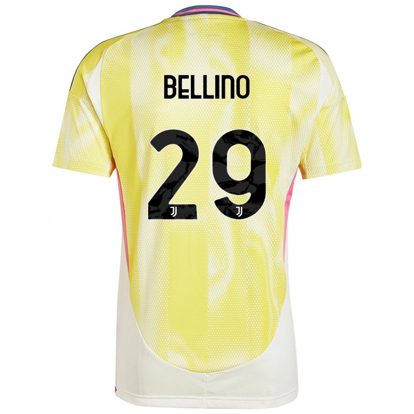 Niño Camiseta Filippo Bellino #29 Amarillo Solar 2ª Equipación 2024/25 La Camisa Argentina