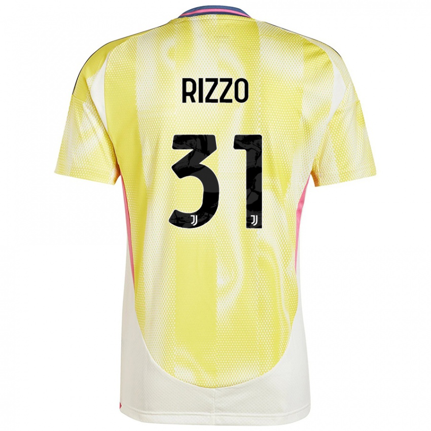 Niño Camiseta Niccolò Rizzo #31 Amarillo Solar 2ª Equipación 2024/25 La Camisa Argentina