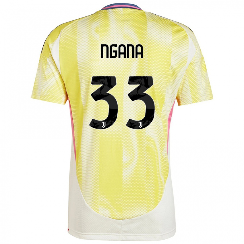 Niño Camiseta Valdes Ngana #33 Amarillo Solar 2ª Equipación 2024/25 La Camisa Argentina