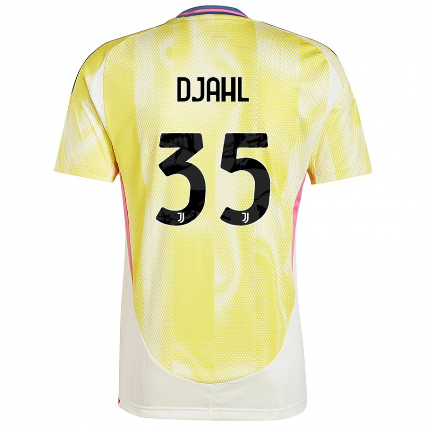 Niño Camiseta Rayan Djahl #35 Amarillo Solar 2ª Equipación 2024/25 La Camisa Argentina