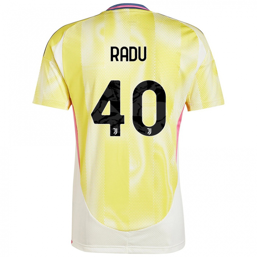 Niño Camiseta Riccardo Radu #40 Amarillo Solar 2ª Equipación 2024/25 La Camisa Argentina