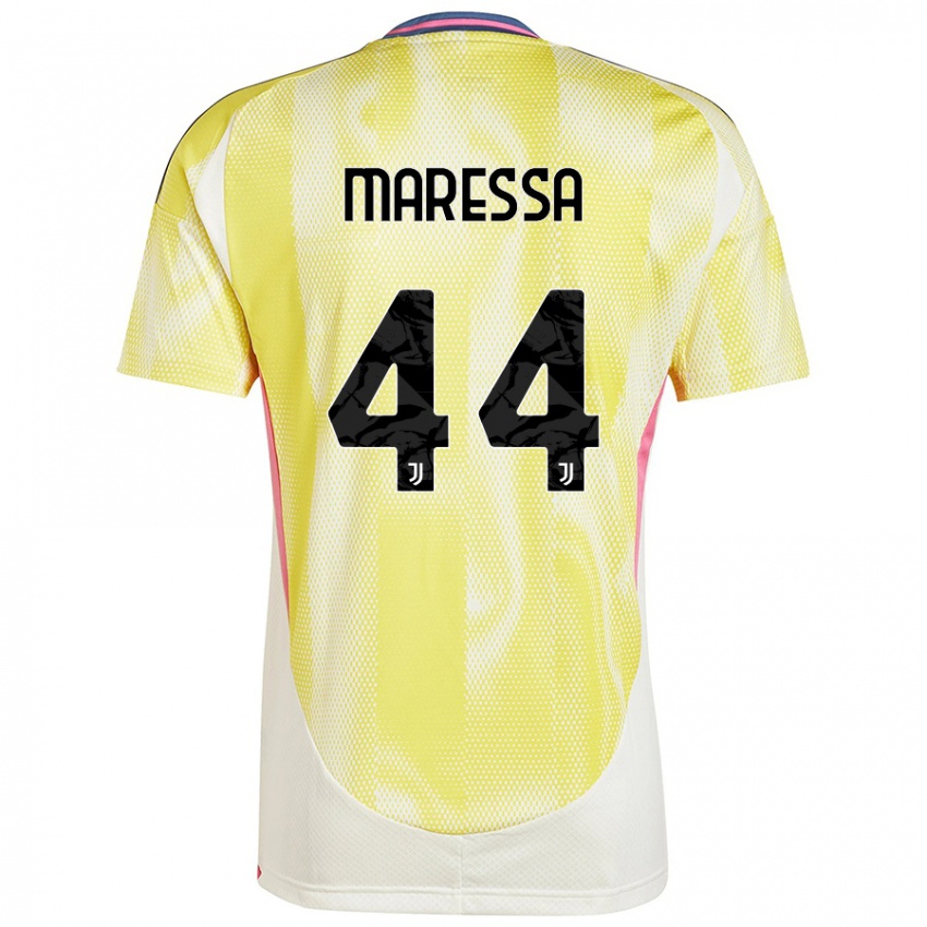 Niño Camiseta Tommaso Maressa #44 Amarillo Solar 2ª Equipación 2024/25 La Camisa Argentina