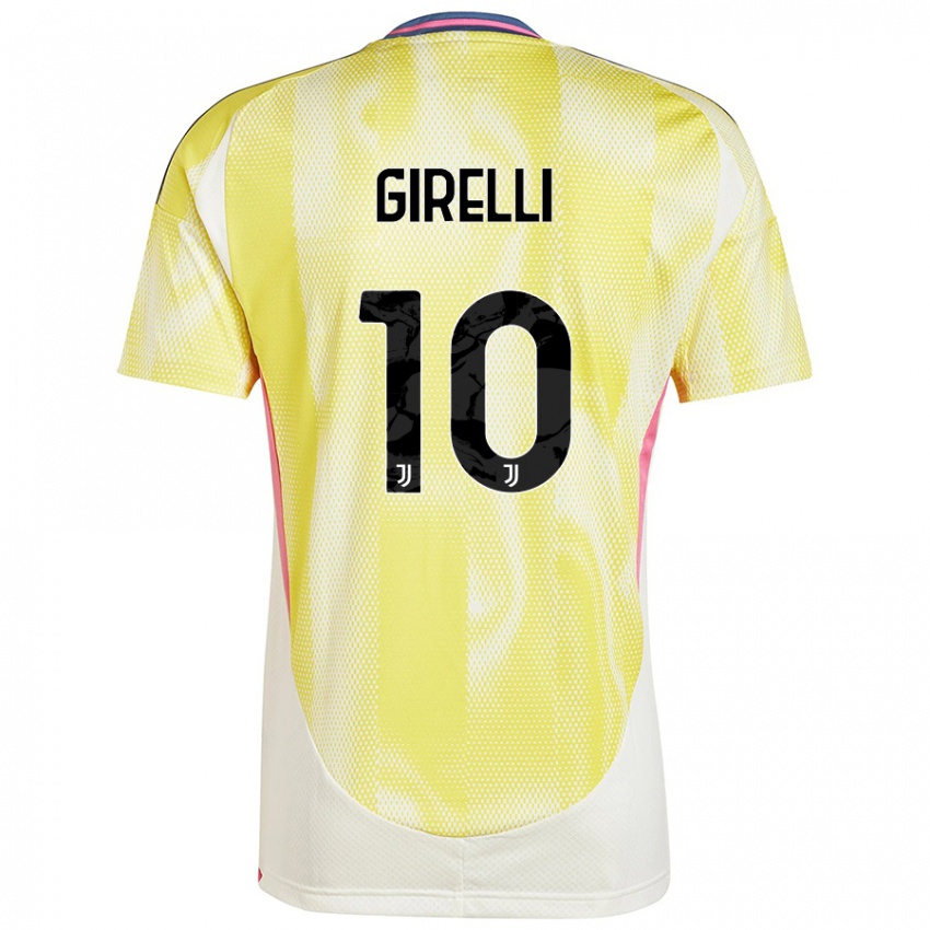 Niño Camiseta Cristiana Girelli #10 Amarillo Solar 2ª Equipación 2024/25 La Camisa Argentina