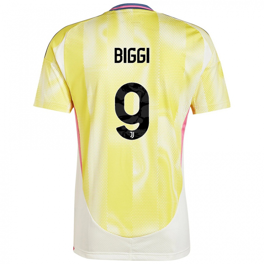 Niño Camiseta Silvano Biggi #9 Amarillo Solar 2ª Equipación 2024/25 La Camisa Argentina