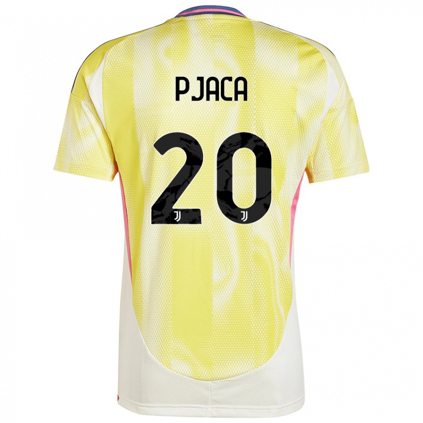 Niño Camiseta Marko Pjaca #20 Amarillo Solar 2ª Equipación 2024/25 La Camisa Argentina