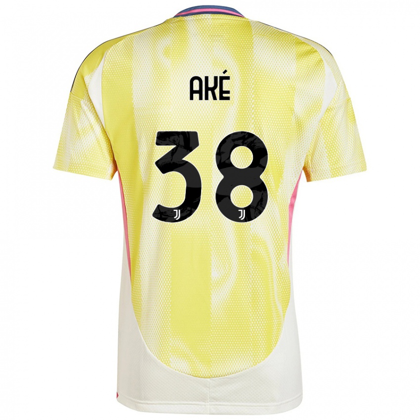 Niño Camiseta Marley Ake #38 Amarillo Solar 2ª Equipación 2024/25 La Camisa Argentina