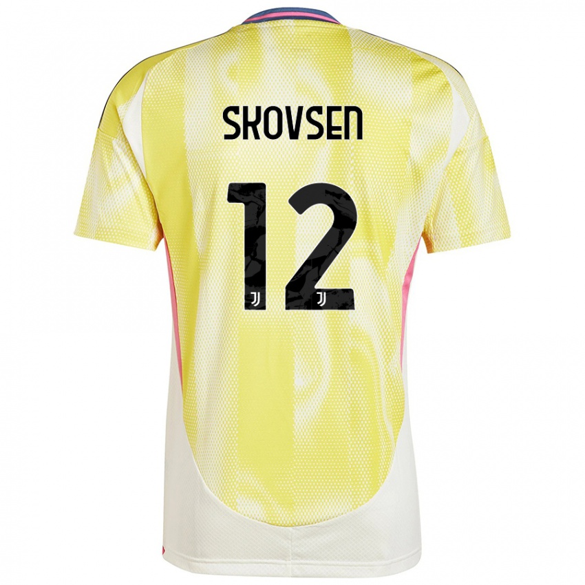 Niño Camiseta Matilde Lundorf Skovsen #12 Amarillo Solar 2ª Equipación 2024/25 La Camisa Argentina