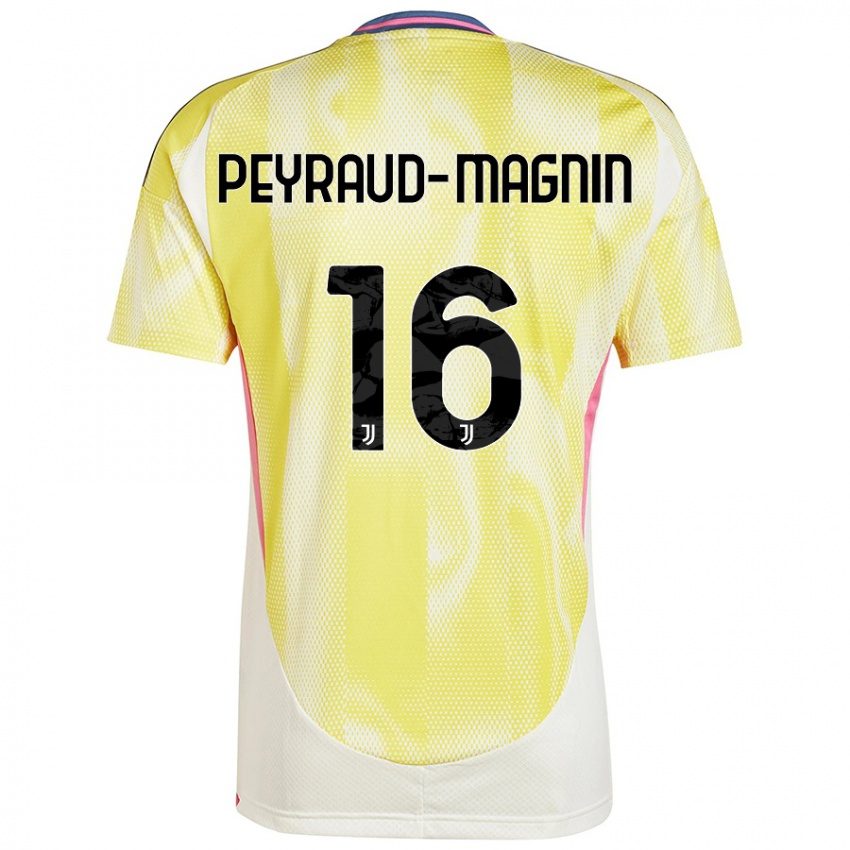 Niño Camiseta Pauline Peyraud-Magnin #16 Amarillo Solar 2ª Equipación 2024/25 La Camisa Argentina