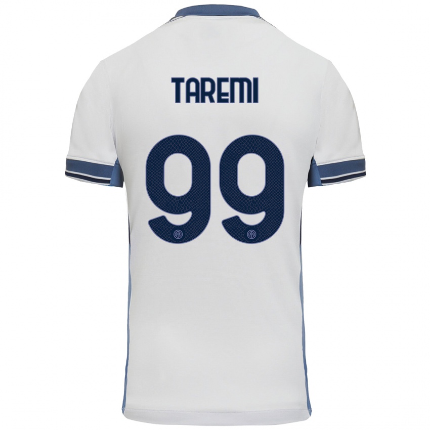 Niño Camiseta Mehdi Taremi #99 Blanco Gris 2ª Equipación 2024/25 La Camisa Argentina