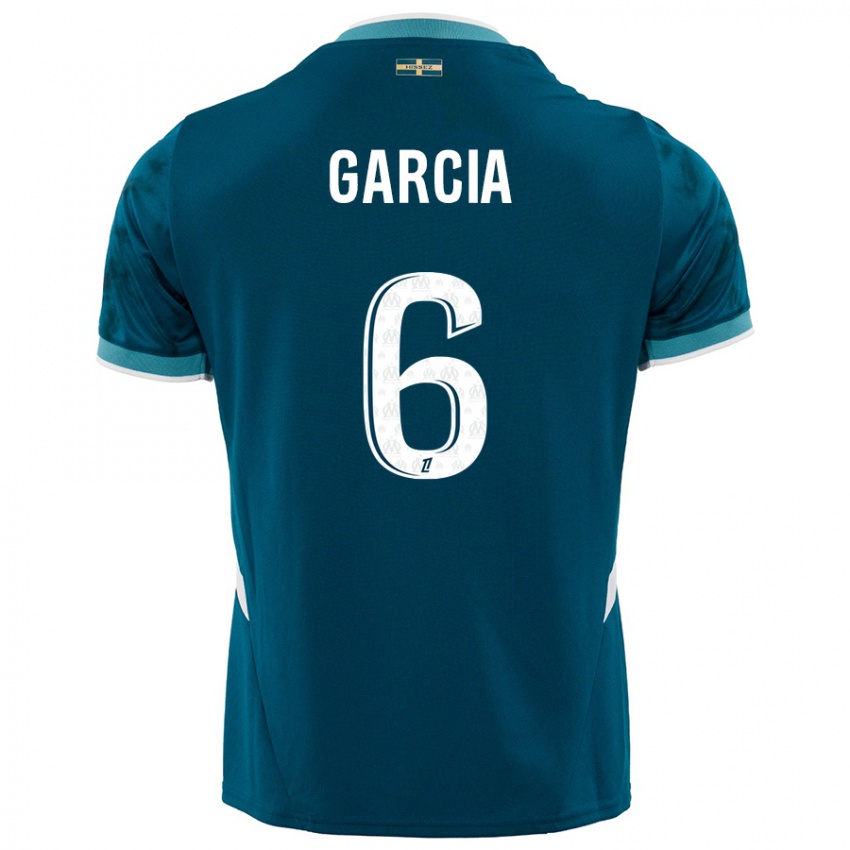 Niño Camiseta Ulisses Garcia #6 Azul Turquesa 2ª Equipación 2024/25 La Camisa Argentina