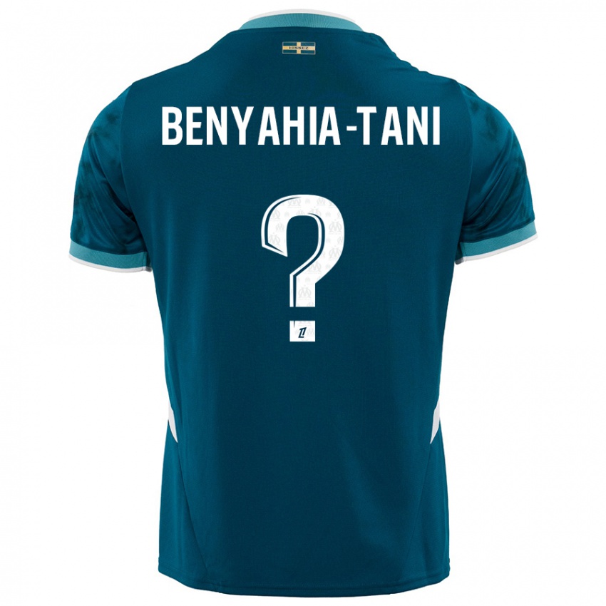 Niño Camiseta Aylan Benyahia-Tani #0 Azul Turquesa 2ª Equipación 2024/25 La Camisa Argentina