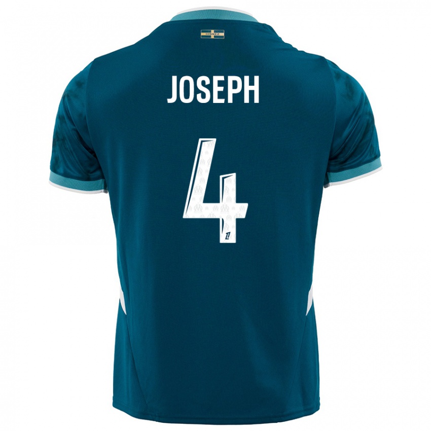 Niño Camiseta Tabita Joseph #4 Azul Turquesa 2ª Equipación 2024/25 La Camisa Argentina