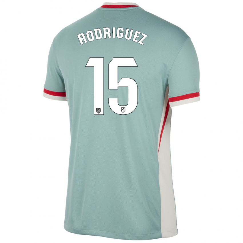 Niño Camiseta Cinta Rodríguez #15 Beige Claro Azul 2ª Equipación 2024/25 La Camisa Argentina