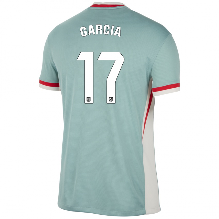 Niño Camiseta Gaby García #17 Beige Claro Azul 2ª Equipación 2024/25 La Camisa Argentina