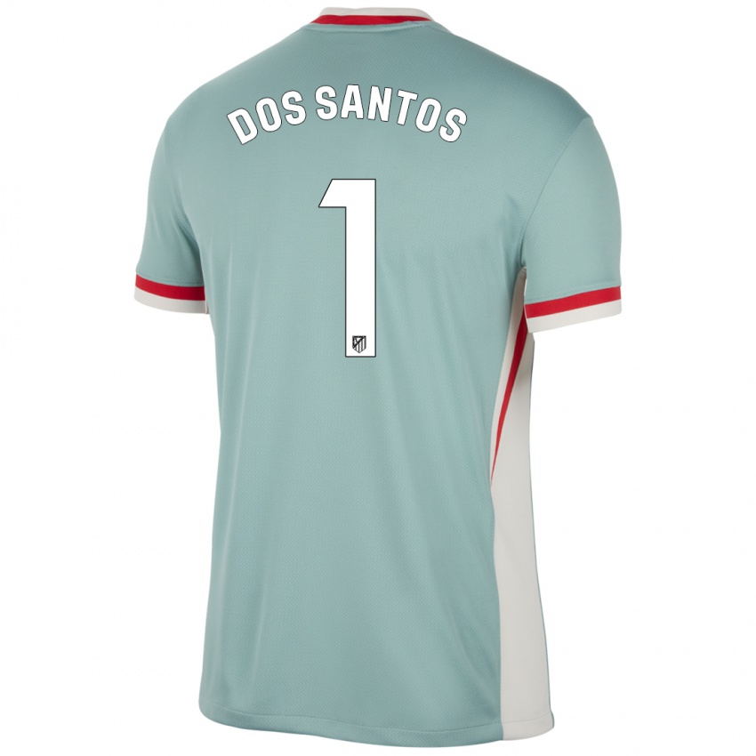 Niño Camiseta Alex Dos Santos #1 Beige Claro Azul 2ª Equipación 2024/25 La Camisa Argentina